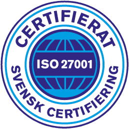 Vi är nu ISO-certifierade i informationssäkerhet!